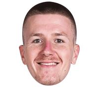 FoxyPrinting Adam Wharton Face Mask - England Football Player Celebrity Card Mask - Celebrity Mask for Stag Do, Hen Night, Fancy Dress & Costume Parties - Funny Adult Card Mask