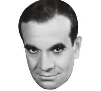 FoxyPrinting Al Jolson Celebrity Cardboard Party Face Mask Fancy Dress