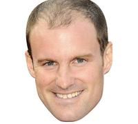 FoxyPrinting Andrew Strauss Cricket Celebrity Cardboard Party Face Mask Fancy Dress