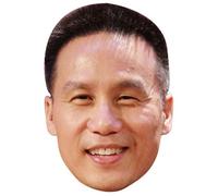 FoxyPrinting Bd Wong Celebrity Cardboard Party Face Mask Fancy Dress