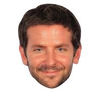 FoxyPrinting BRADLEY COOPER JB Actor Movie Tv Celebrity Cardboard Party Face Mask Fancy Dress