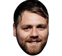 FoxyPrinting Brian Mcfadden 2018 Celebrity Cardboard Party Face Mask Fancy Dress