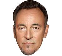 FoxyPrinting BRUCE SPRINGSTEEN JB - Music Star Fancy Dress Cardboard Celebrity Cardboard Party Face Mask Fancy Dress