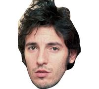 FoxyPrinting Bruce Springsteen Young Celebrity Cardboard Party Face Mask Fancy Dress