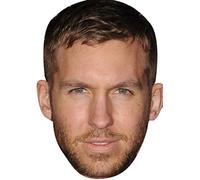 FoxyPrinting Calvin Harris Music Star 2018 Celebrity Cardboard Party Face Mask Fancy Dress