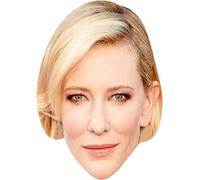 FoxyPrinting Cate Blanchett Tv Stars Celebrity Cardboard Party Face Mask Fancy Dress