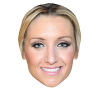 FoxyPrinting CATHERINE TYDESLEY 2 JB - Coronation Street Actors Fancy Dress Cardboard Celebrity Cardboard Party Face Mask Fancy Dress