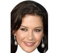 FoxyPrinting Catherine Zeta Jones Celebrity Cardboard Party Face Mask Fancy Dress