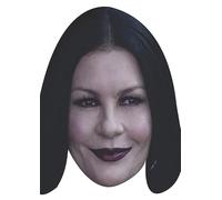 FoxyPrinting Catherine Zeta Jones Morticia Addams Celebrity Face Mask - Fancy Dress Mask for Parties & Events