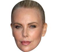 FoxyPrinting Charlize Theron (3) Celebrity Cardboard Party Face Mask Fancy Dress