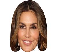 FoxyPrinting Cindy Crawford Celebrity Cardboard Party Face Mask Fancy Dress Party Face Fancy Dress