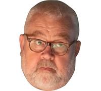 FoxyPrinting Cliff Parisi - Call The Midwife Celebrity Face Mask - Fancy Dress Mask for Parties & Events, Ready to Wear