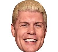 FoxyPrinting Cody Rhodes Celebrity Face Mask - WWE Wrestling Star Fancy Dress Costume Prop for Sports Party Hen Stag Do Accessory, Ready to Wear