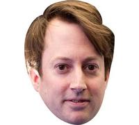 FoxyPrinting David Mitchell Comedian Celebrity Cardboard Party Face Mask Fancy Dress