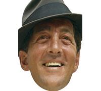 FoxyPrinting Dean Martin Celebrity Cardboard Party Face Mask Fancy Dress