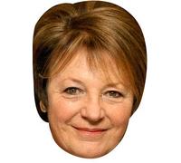 FoxyPrinting Delia Smith Celebrity Cardboard Party Face Mask Fancy Dress