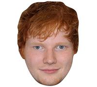 FoxyPrinting ED SHEERAN JB - Music Star Fancy Dress Cardboard Celebrity Cardboard Party Face Mask Fancy Dress