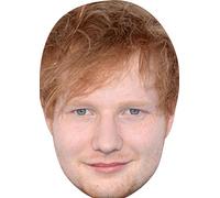 FoxyPrinting Ed Sheeran New 2018 Tv Stars Celebrity Cardboard Party Face Mask Fancy Dress