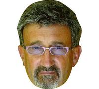 FoxyPrinting Eddie Jordan Formula1 Celebrity Cardboard Party Face Mask Fancy Dress