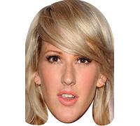 FoxyPrinting Ellie Goulding Celebrity Cardboard Party Face Mask Fancy Dress