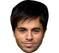 FoxyPrinting Enrique Iglesias Music Celebrity Cardboard Party Face Mask Fancy Dress