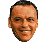 FoxyPrinting Frank Sinatra New Music Celebrity Cardboard Party Face Mask Fancy Dress