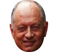 FoxyPrinting Fred Vassuer Facemask - F1 Motorsport Celebrity Face Mask - Formula 1 Racing Driver Funny Mask for Stag Do, Hen Night, Fancy Dress & Costume Parties, Ready to Wear