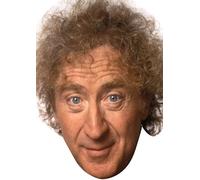 FoxyPrinting Gene Wilder Celebrity Cardboard Party Face Mask Fancy Dress