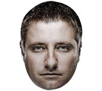 FoxyPrinting George Clarke Restoration Tv Programs Celebrity Cardboard Party Face Mask Fancy Dress