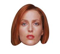 FoxyPrinting Gillian Anderson Celebrity Cardboard Party Face Mask Fancy Dress