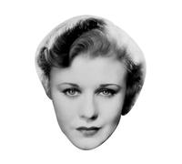 FoxyPrinting Ginger Rogers Celebrity Cardboard Party Face Mask Fancy Dress