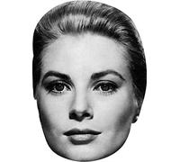 FoxyPrinting Grace Kelly MH 2018 Celebrity Cardboard Party Face Mask Fancy Dress