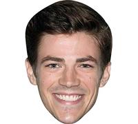 FoxyPrinting Grant Gustin Tv Stars Celebrity Cardboard Party Face Mask Fancy Dress