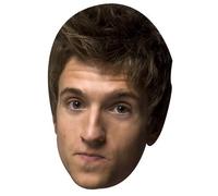 FoxyPrinting Greg James Celebrity Cardboard Party Face Mask Fancy Dress