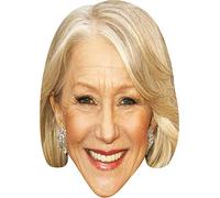 FoxyPrinting Helen Mirren Tv Stars Celebrity Cardboard Party Face Mask Fancy Dress