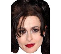 FoxyPrinting Helena Bonham Carter Celebrity Cardboard Party Face Mask Fancy Dress