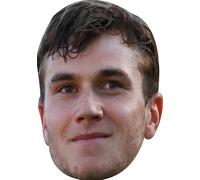 FoxyPrinting Jack Draper Celebrity Face Mask - Professional Tennis Player Fancy Dress Costume Prop for Sports Party Hen Stag Do Accessory, Ready to Wear