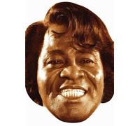 FoxyPrinting James Brown Celebrity Cardboard Party Face Mask Fancy Dress