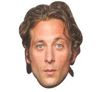 FoxyPrinting Jeremy Allen White - The Bear Celebrity Face Mask - Fancy Dress Mask for Parties & Events, Ready to Wear