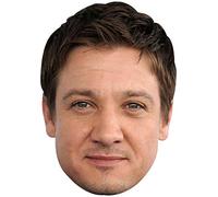 FoxyPrinting Jeremy Renner Celebrity Cardboard Party Face Mask Fancy Dress