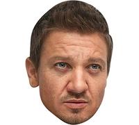 FoxyPrinting Jeremy Renner Tv Stars Celebrity Cardboard Party Face Mask Fancy Dress