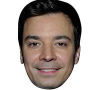 FoxyPrinting Jimmy Fallon 2018 Celebrity Cardboard Party Face Mask Fancy Dress