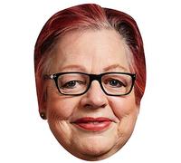 FoxyPrinting JO BRAND JB - Funny Comedian Fancy Dress Cardboard Celebrity Cardboard Party Face Mask Fancy Dress