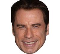 FoxyPrinting John Travolta Celebrity Cardboard Party Face Mask Fancy Dress