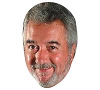 FoxyPrinting John Virgo Celebrity Cardboard Party Face Mask Fancy Dress