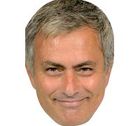 FoxyPrinting Jose Mourinho Man Utd Manager 2016 Football Sensation Celebrity Cardboard Party Face Mask Fancy Dress