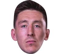 FoxyPrinting Josh Adams Face Mask - Wales Wing Rugby Player - Celebrity Card Mask for Sports Fans, Match Days, Six Nations Events, Parties, Stag & Hen Nights - Adult Costume Mask, Ready to Wear