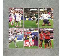 FoxyPrinting Jude Bellingham England 2026 World Cup Goal Celebration Poster Pack - Set of 6 Premium Football Prints - Soccer Wall Art - England Fan Gift, A5 Poster
