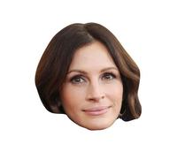 FoxyPrinting Julia Roberts Celebrity Cardboard Party Face Mask Fancy Dress
