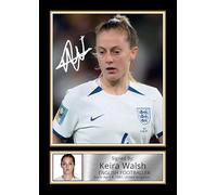 FoxyPrinting Keira Walsh Poster Print - England & Chelsea Midfield Maestro - Framed or Unframed - Gift for Women’s Football Fans, A4 Poster Print (297x210mm)